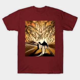 Saharan desert camel (silhouette) T-Shirt